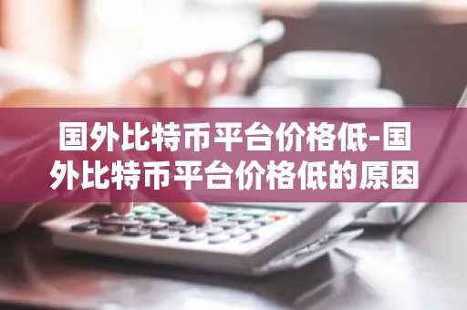 国外比特币平台价格低-国外比特币平台价格低的原因