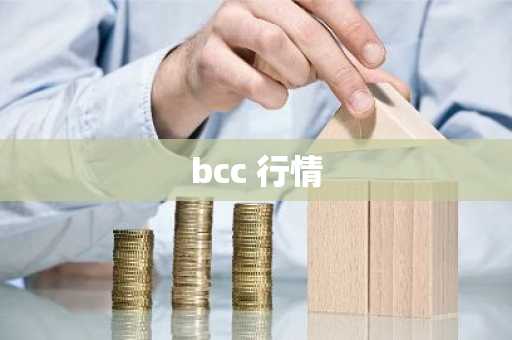 bcc 行情