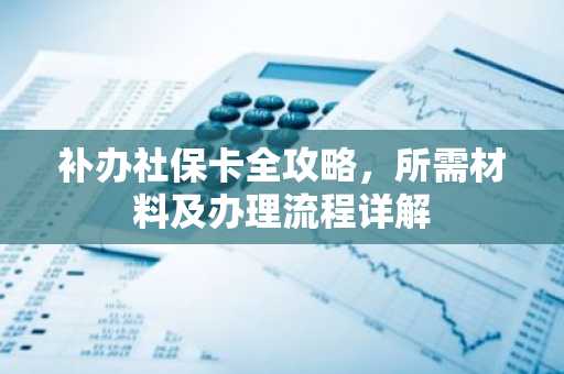 补办社保卡全攻略，所需材料及办理流程详解
