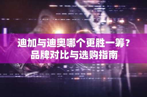 迪加与迪奥哪个更胜一筹？品牌对比与选购指南