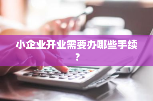 小企业开业需要办哪些手续？