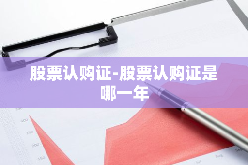 股票认购证-股票认购证是哪一年