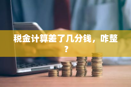 税金计算差了几分钱，咋整？