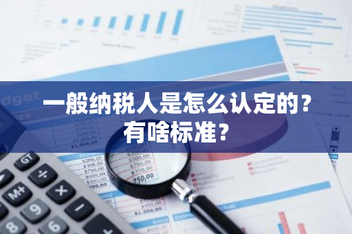 一般纳税人是怎么认定的？有啥标准？