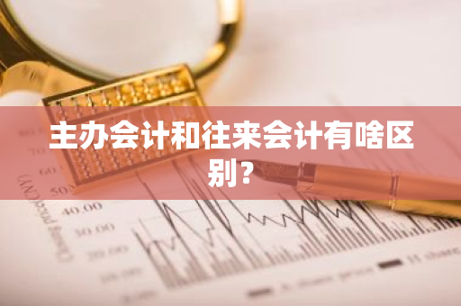 主办会计和往来会计有啥区别？