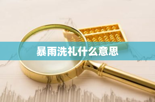 暴雨洗礼什么意思
