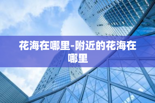 花海在哪里-附近的花海在哪里
