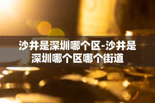 沙井是深圳哪个区-沙井是深圳哪个区哪个街道
