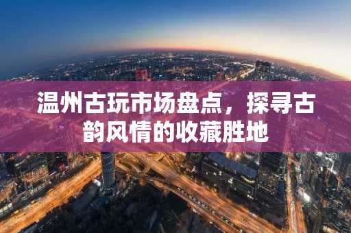 温州古玩市场盘点，探寻古韵风情的收藏胜地