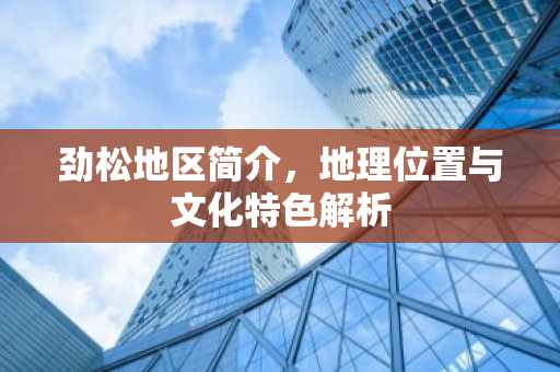 劲松地区简介，地理位置与文化特色解析