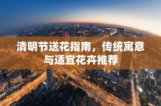 清明节送花指南，传统寓意与适宜花卉推荐