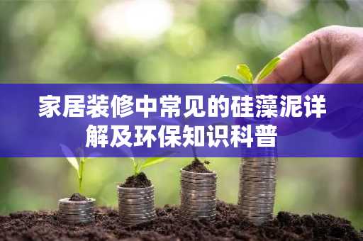 家居装修中常见的硅藻泥详解及环保知识科普