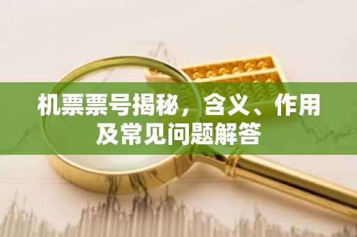 机票票号揭秘，含义、作用及常见问题解答